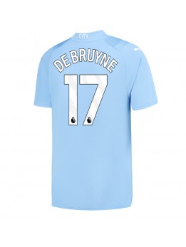 Billige Manchester City Kevin De Bruyne #17 Hjemmedrakt 2023-24 Kortermet